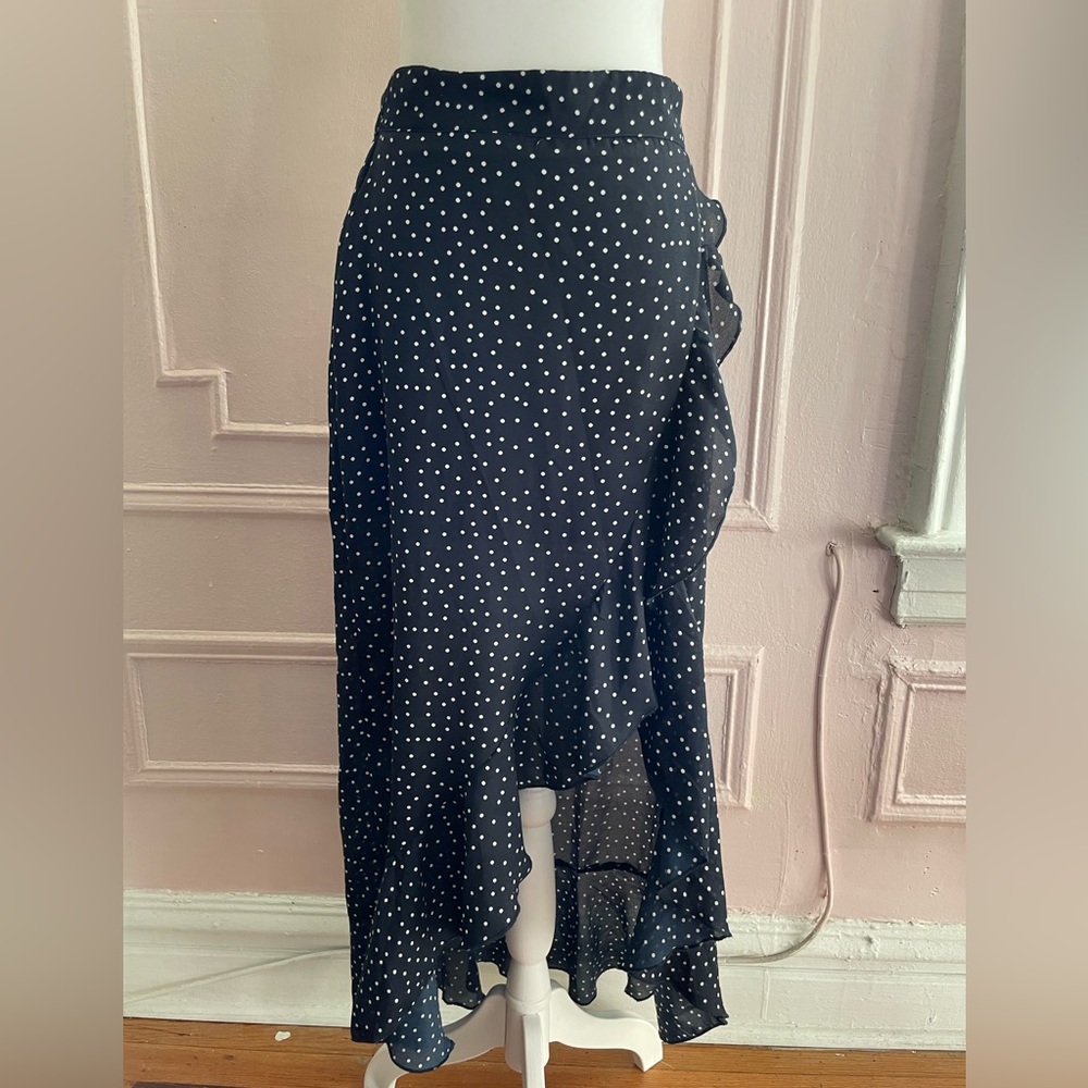 DEREK HEART ASYMMETRICAL RUFFLE SKIRT 🦋